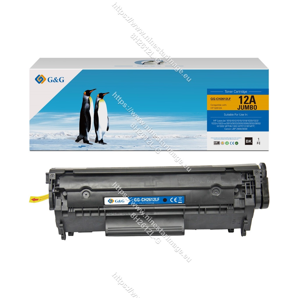 G&G Remanufactured HP Q2612X Toner B