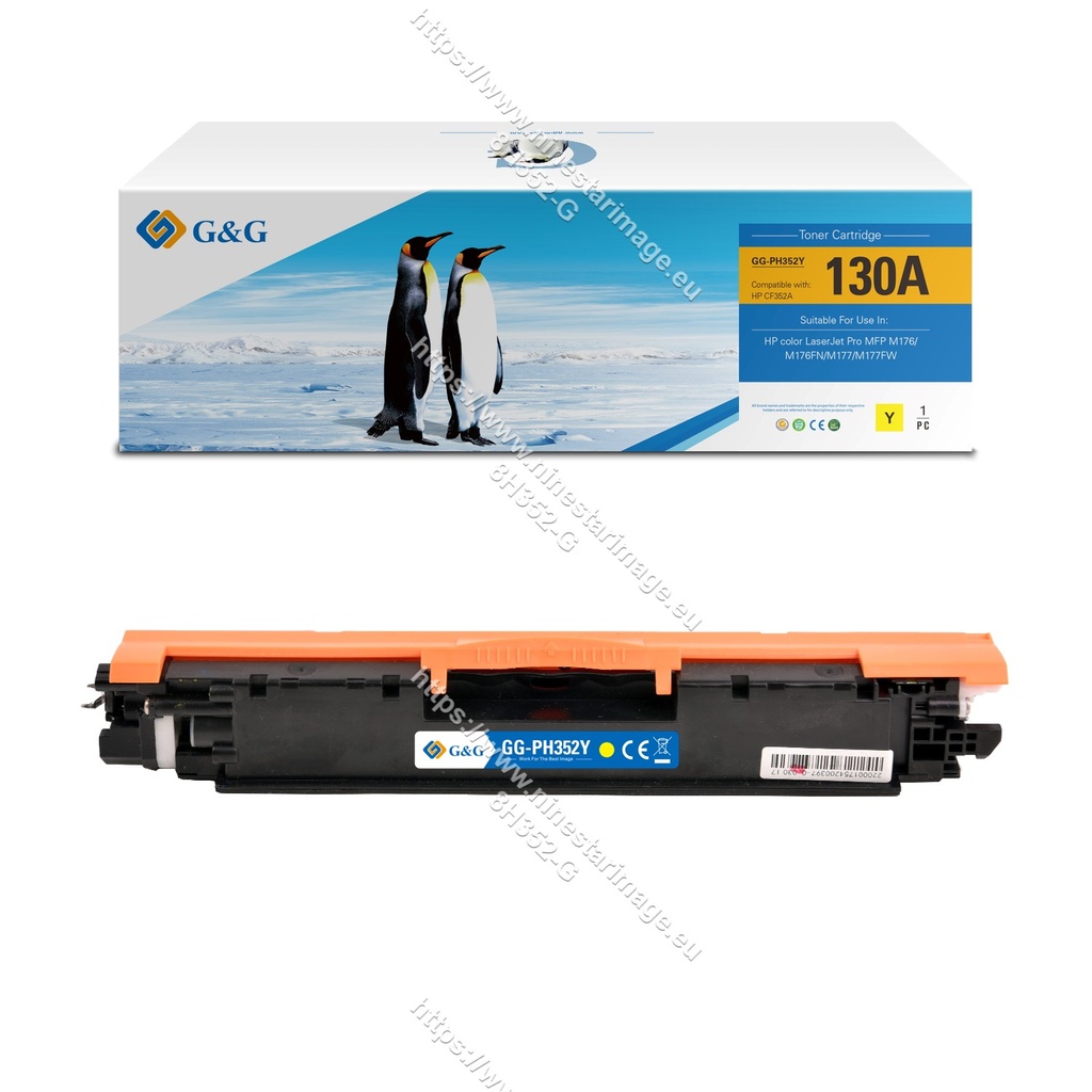 G&G Compatible HP CF352A Toner Yellow