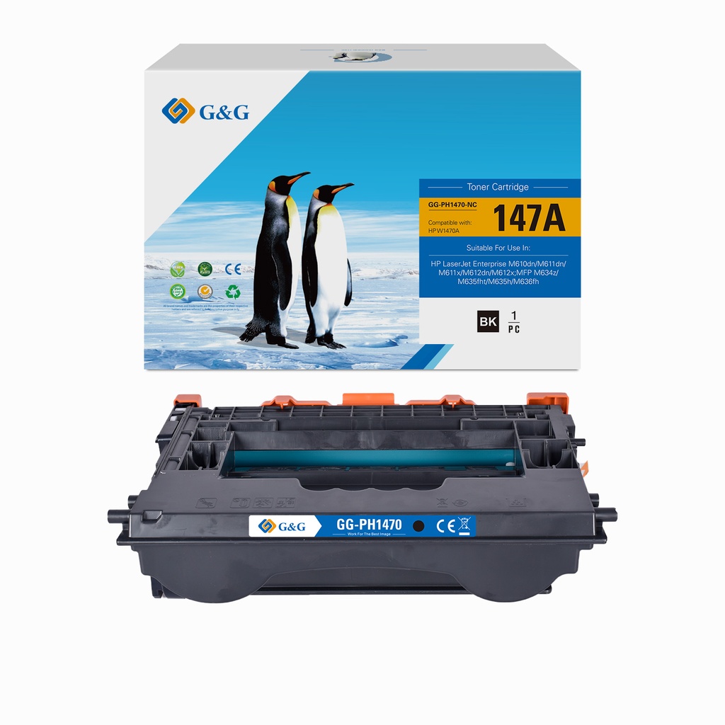 G&G Compatible HP W1470A (147A) Toner B (No Chip)