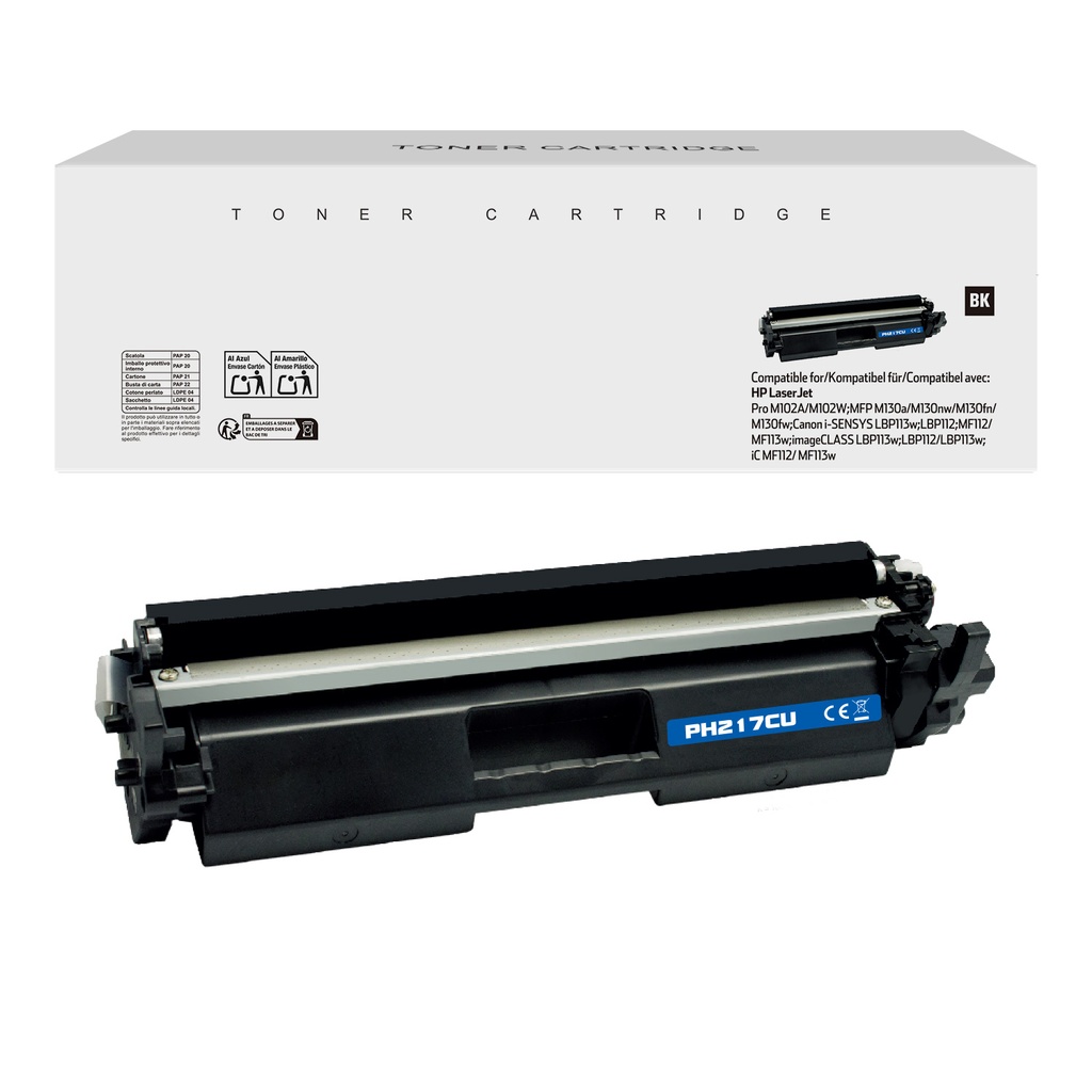 White Box Compatible HP CF217A/CRG-047 Toner Mono