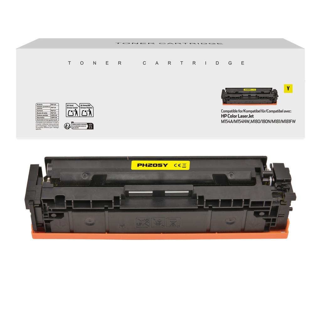 White Box Compatible HP CF532A Toner Yellow