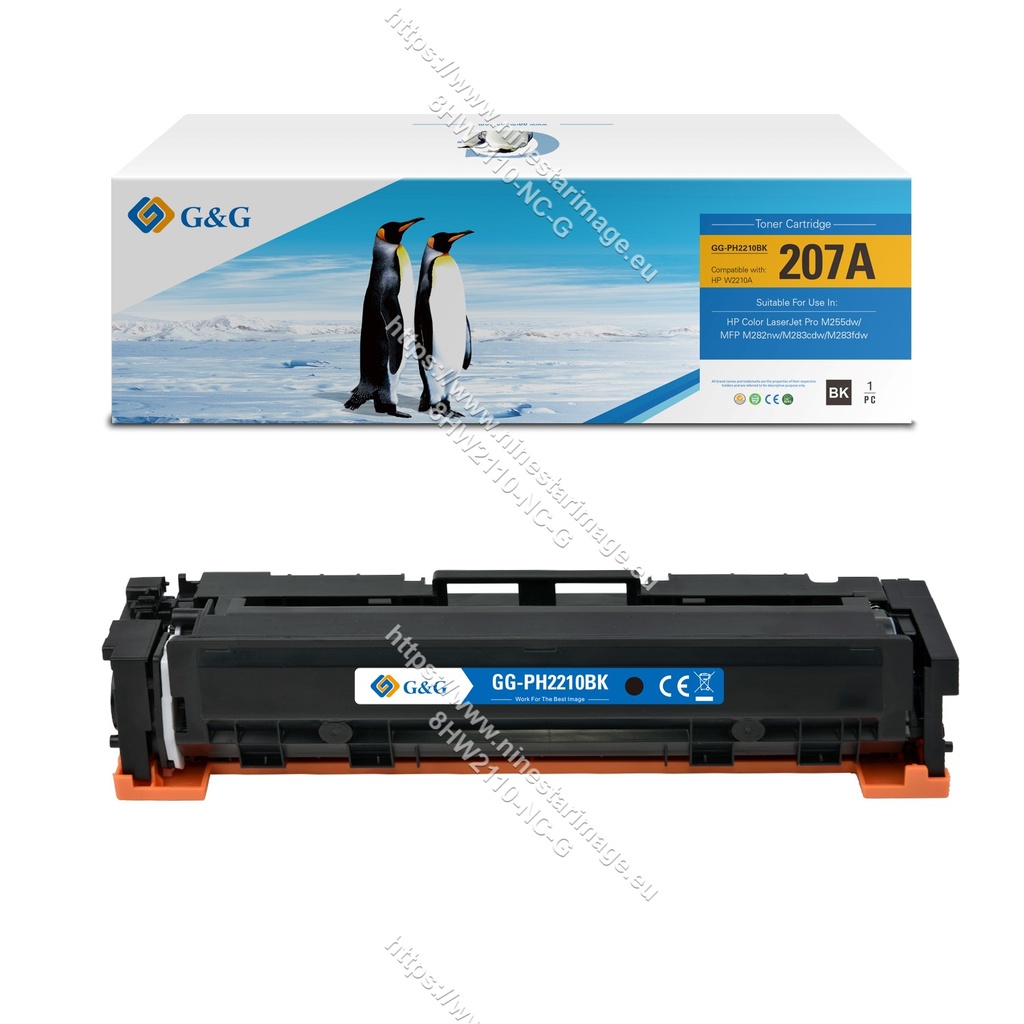 G&G Compatible HP W2210A (207A) Toner B (No Chip)