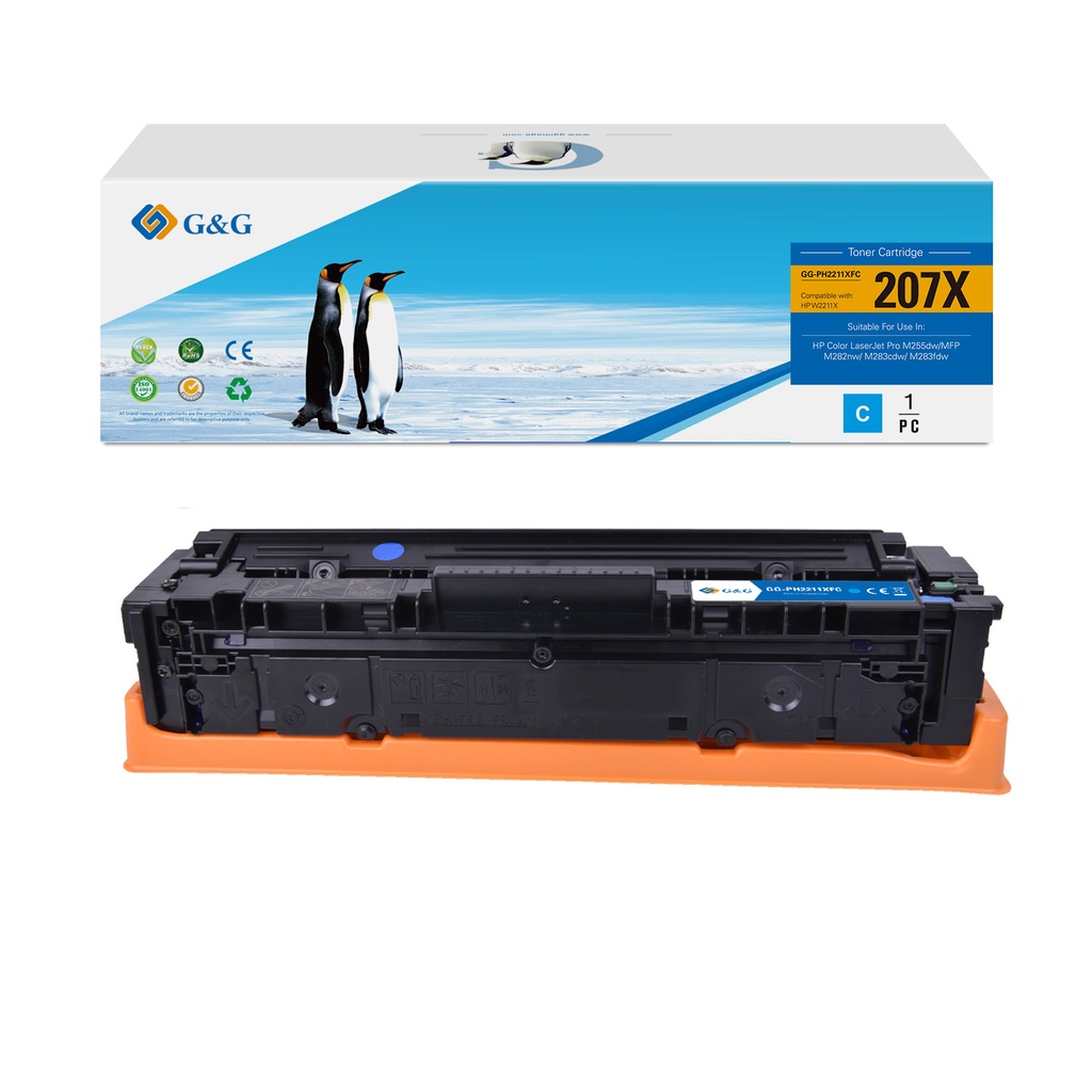 G&G Remanufactured HP W2211X(207X) Toner C