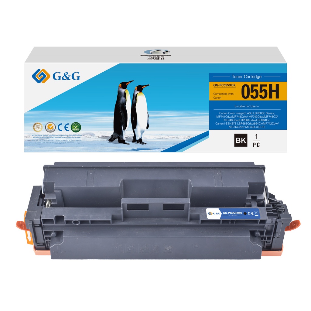 G&G Compatible Canon 3020C002 (055H) Toner Black
