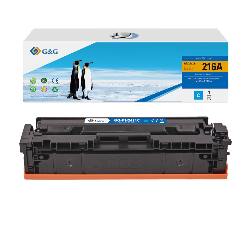 G&G Compatible HP W2411A(216A) Toner Cyan