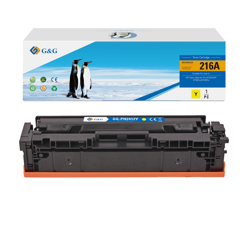 G&G Compatible HP W2412A(216A) Toner Yellow