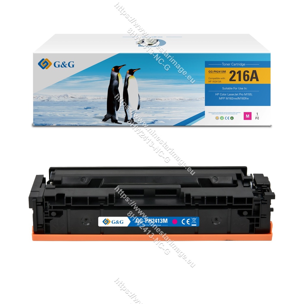 G&G Compatible HP W2413A(216A) Toner Magenta(No Chip)