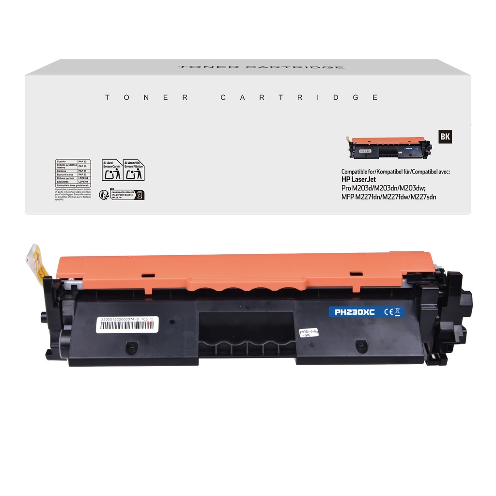 White Box Compatible HP CF230X Toner Mono