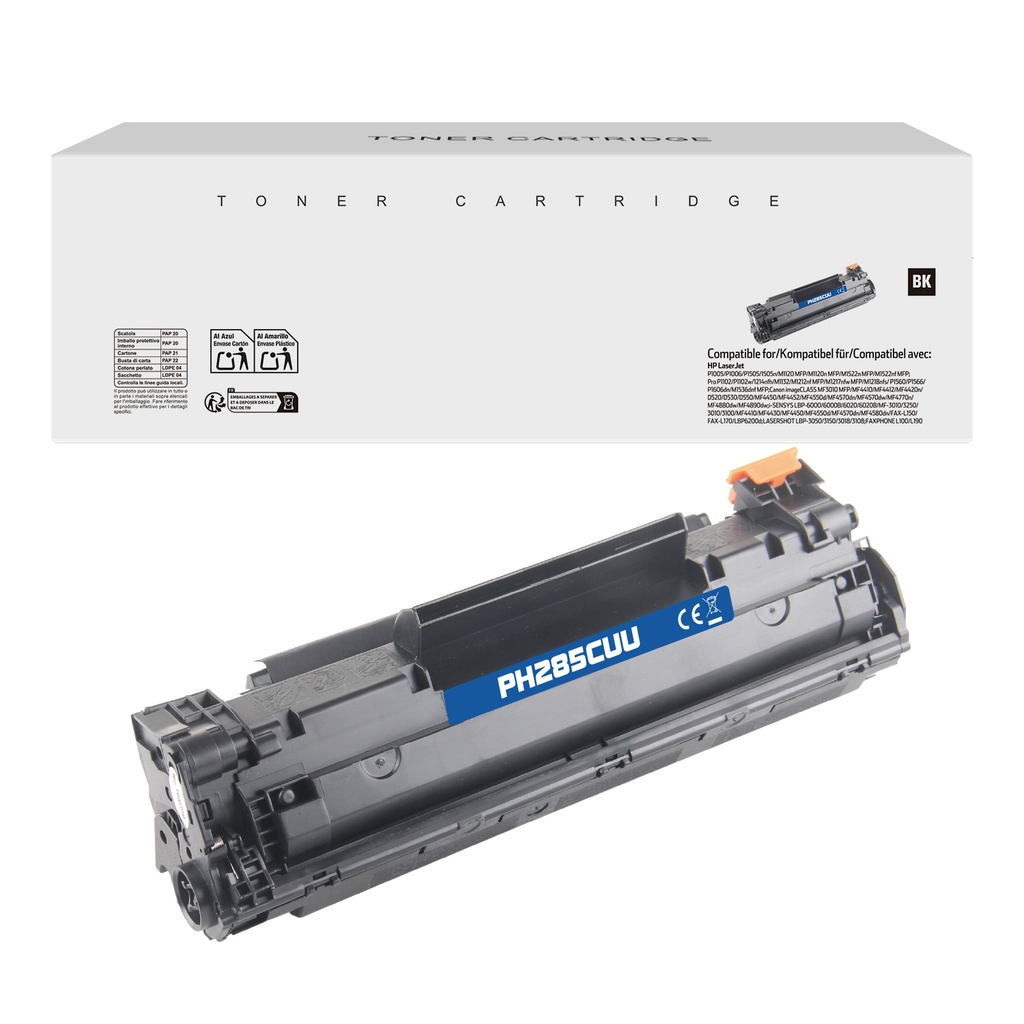 White Box Compatible HP CB435A/CB436A/CE285A/CRG125/CRG712/CRG713/CRG725/CRG312/CRG313/CRG325/CE278A/CRG126/CRG128/CRG726/CRG728/CRG326/CRG328 Toner Mono