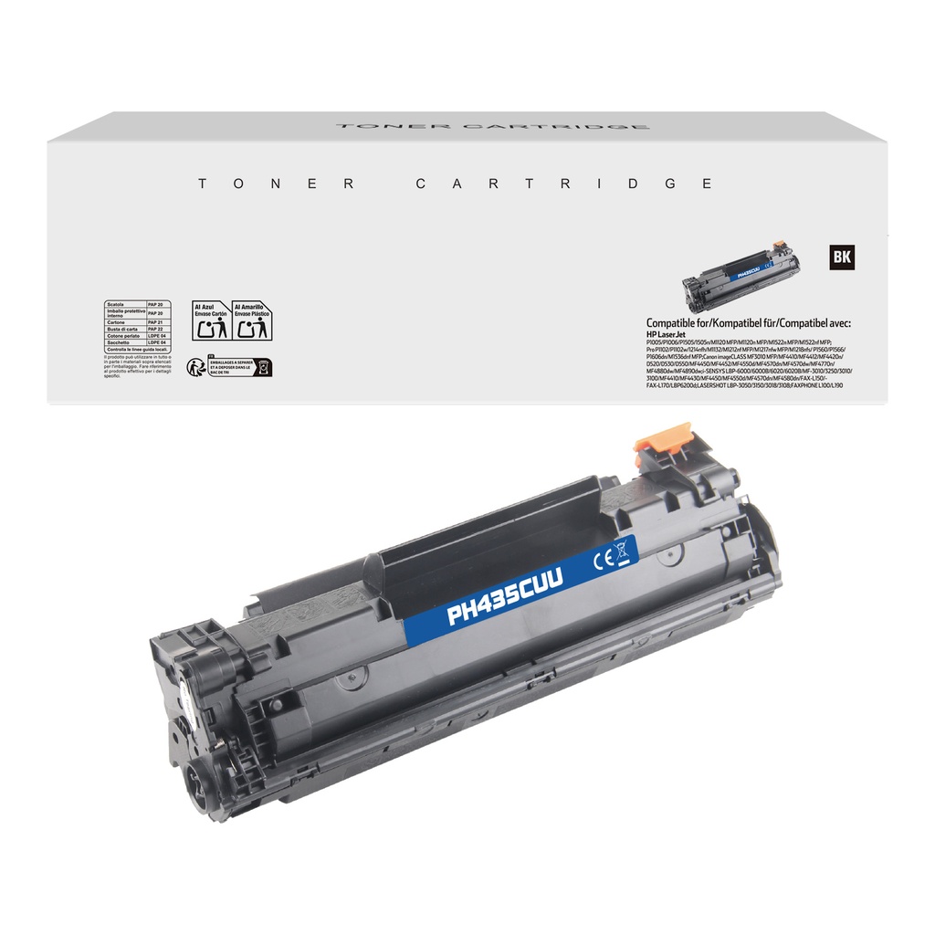 White Box Compatible HP CB435A/CB436A/CE285A/CRG125/CRG712/CRG713/CRG725/CRG312/CRG313/CRG325/CE278A/CRG126/CRG128/CRG726/CRG728/CRG326/CRG328 Toner Mono