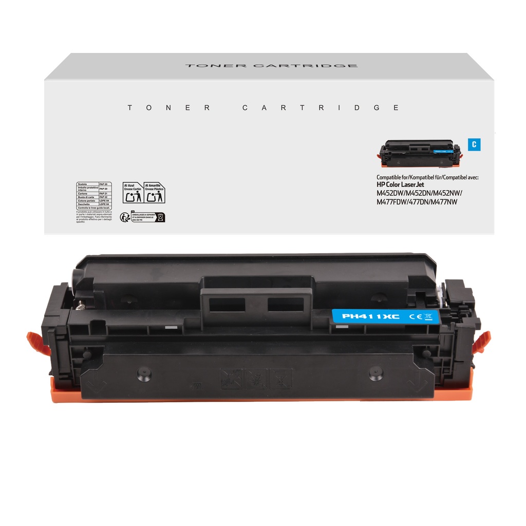 White Box Compatible HP CF411X Toner Cyan