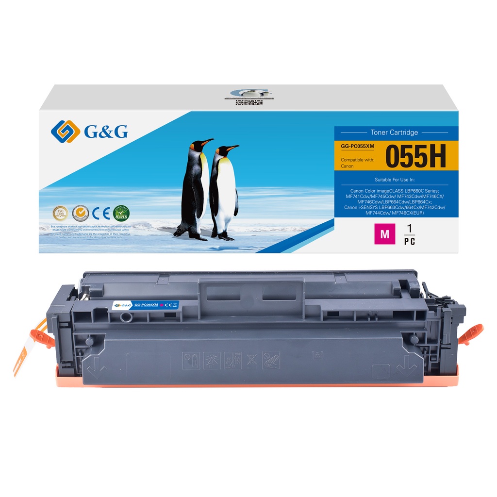 G&G Compatible Canon 3018C002 (055H) Toner Magenta