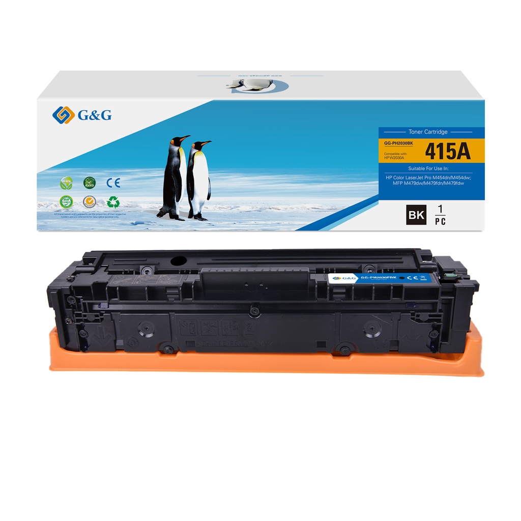 G&G Remanufactured HP W2030A(415A) Toner Black