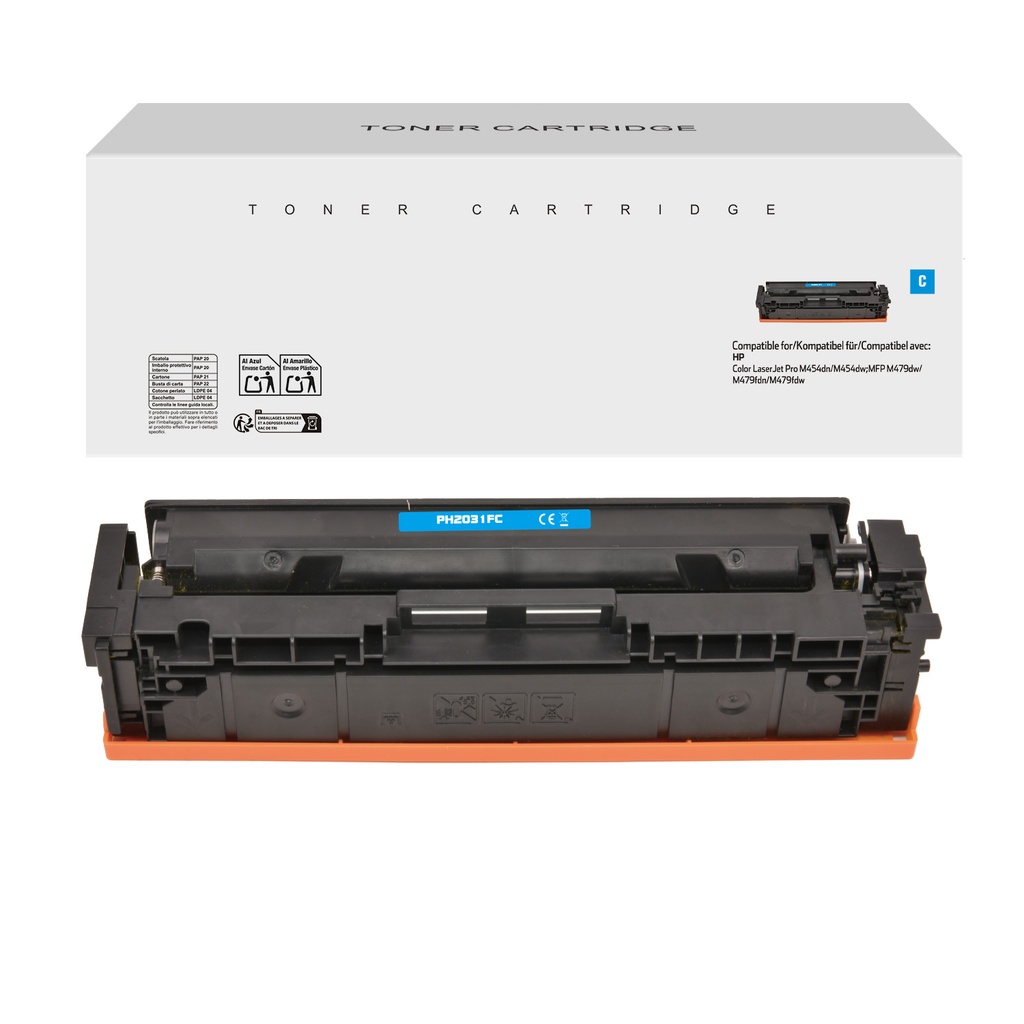 White Box Remanufactured HP W2031A(415A) Toner C