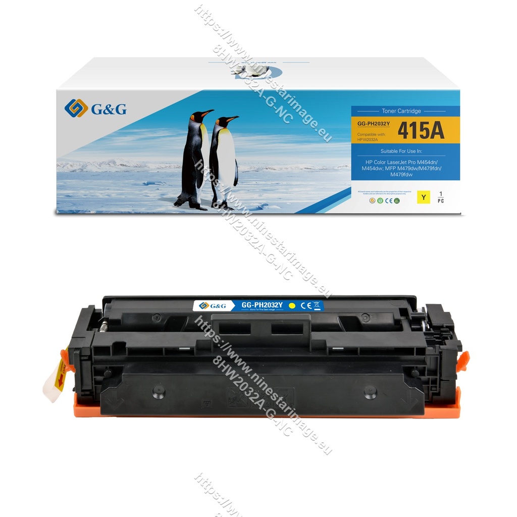 G&G Compatible HP W2032A (415A) Toner Y (No Chip)