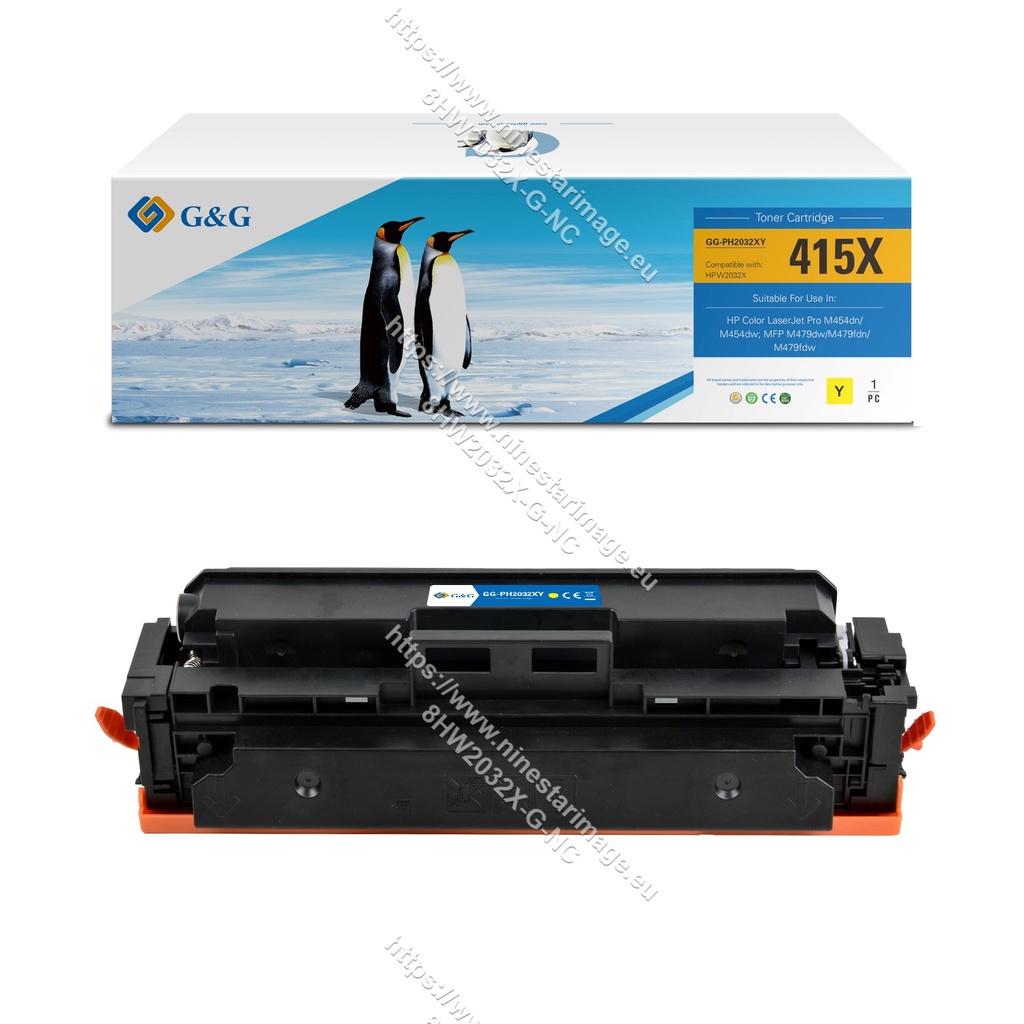 G&G Compatible HP W2032X Toner Yellow(No Chip)