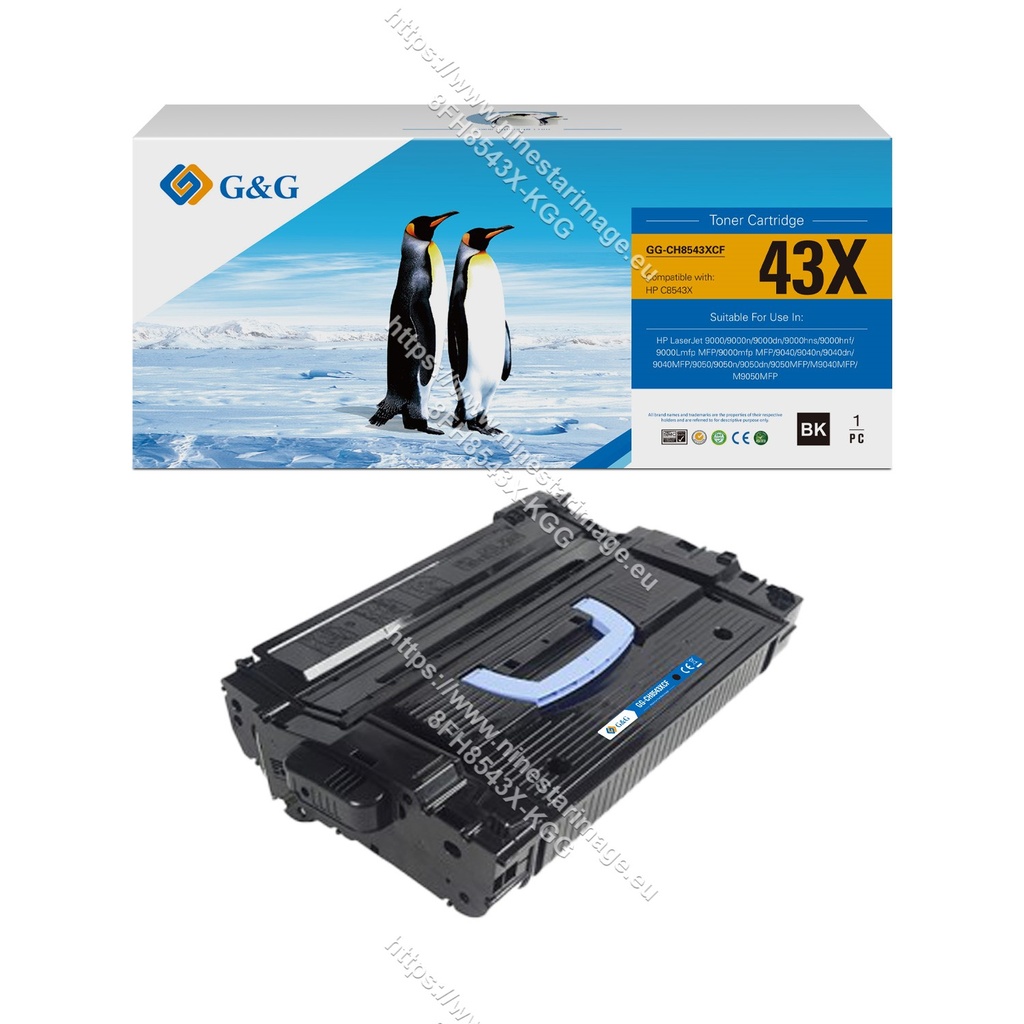 G&G Remanufactured HP C8543X (43X) Toner Mono