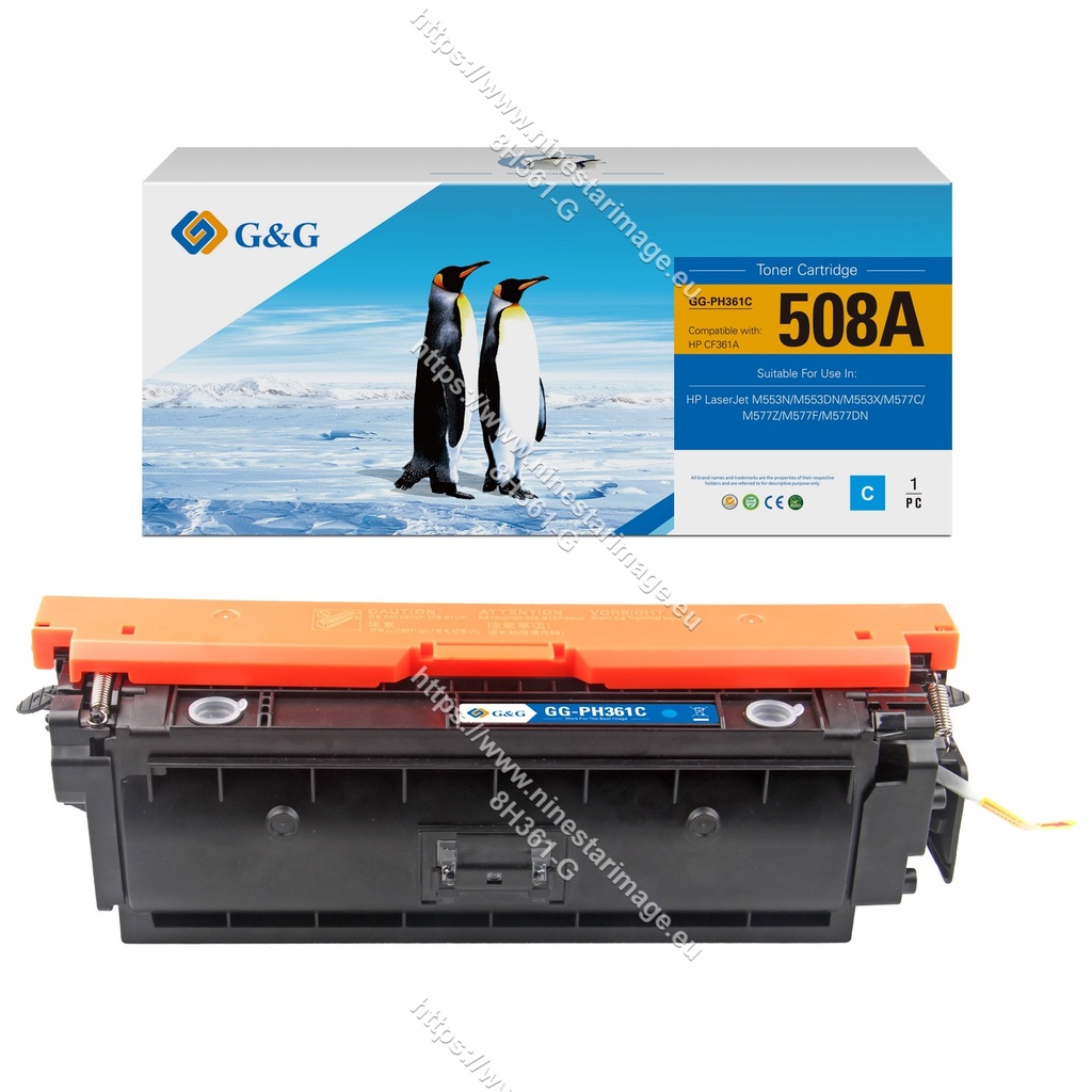 G&G Remanufactured HP CF361A Toner Cyan