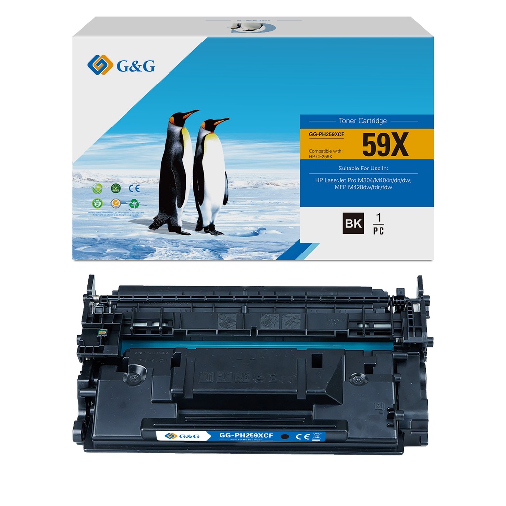 G&G Remanufactured HP CF259X(59X) Toner Mono