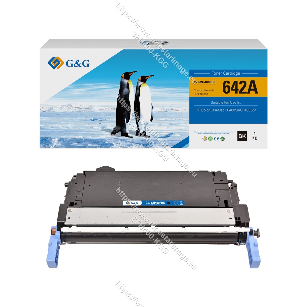 G&G Remanufactured HP CB400A Toner B