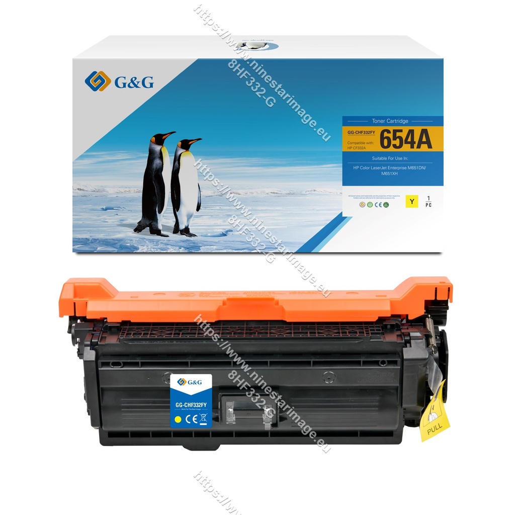 【2022-2024未出货】G&G Remanufactured HP CF332A Toner Y