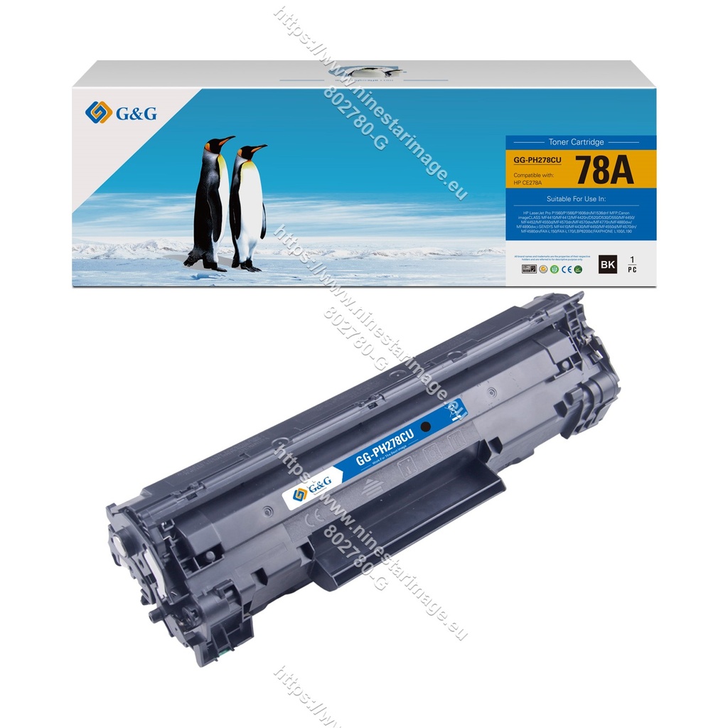 G&G Compatible HP CE278A/Canon CRG726 Toner B