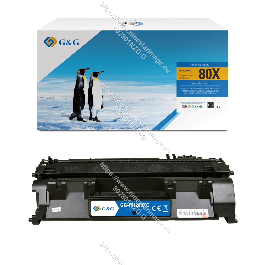 G&G Compatible HP CF280X Toner Mono[No Restock]