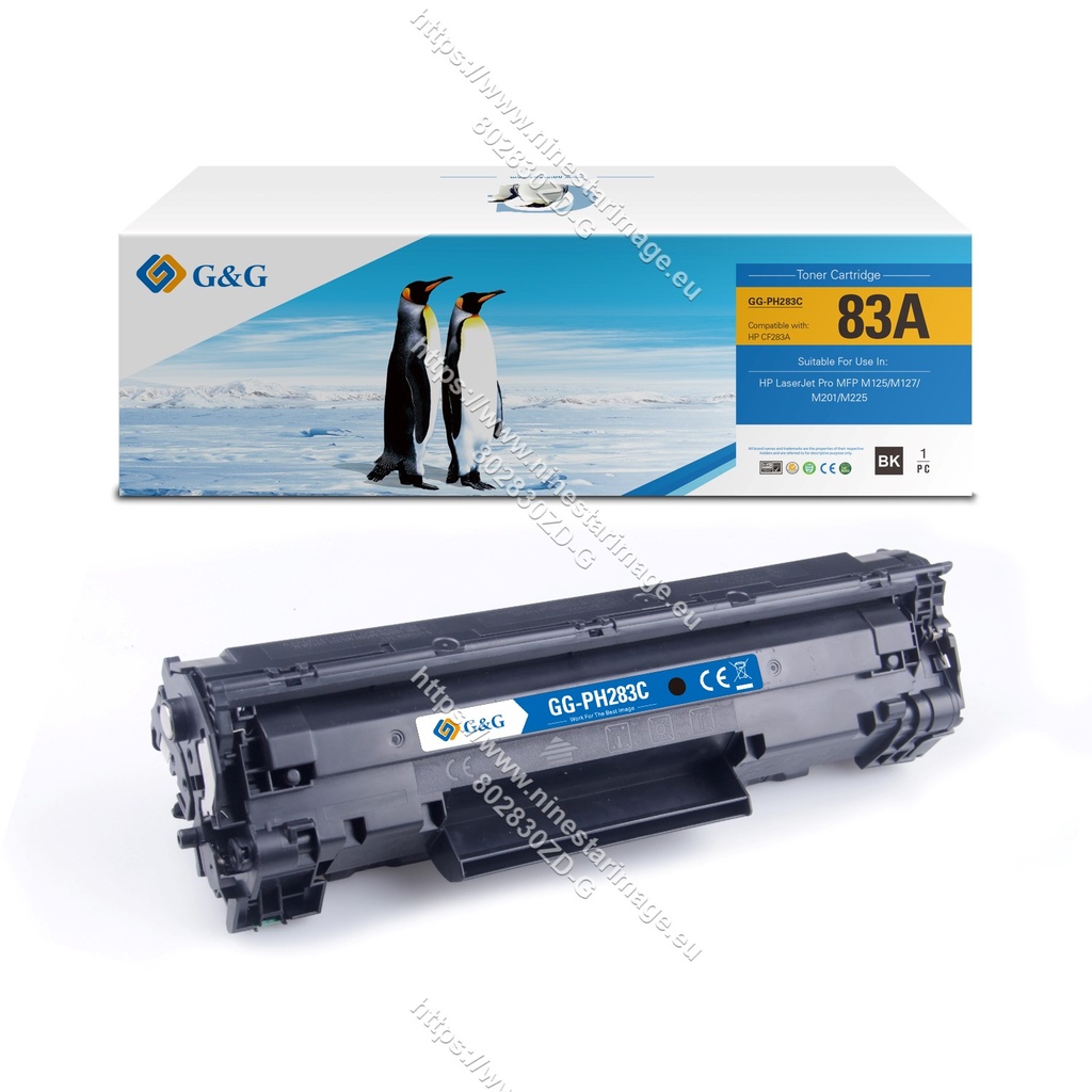 G&G Compatible HP CF283A (83A) Toner Mono