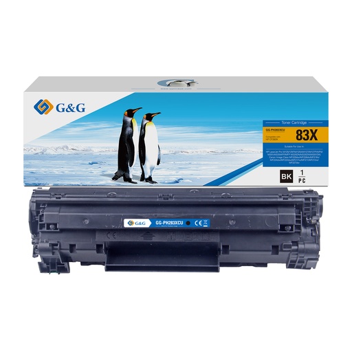G&G Compatible HP CF283X/CRG137/CF283A/CRG737/CRG337 Toner Mono