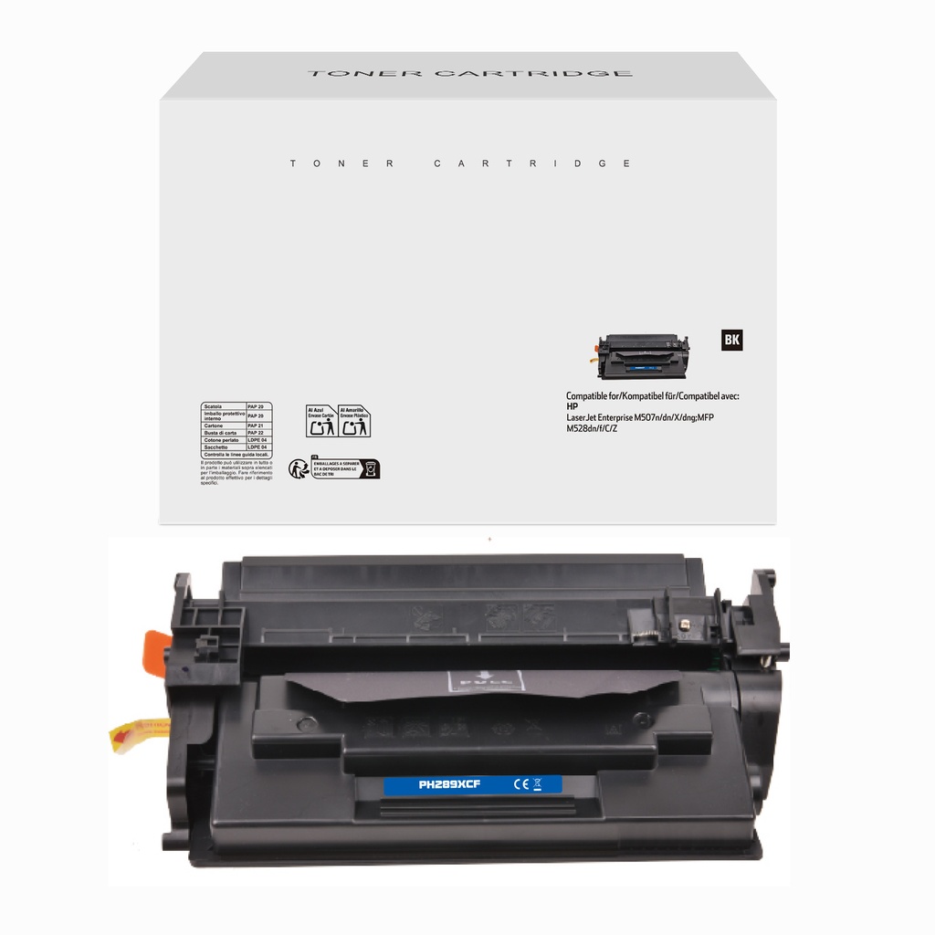 White Box Remanufactured HP CF289X Toner Mono