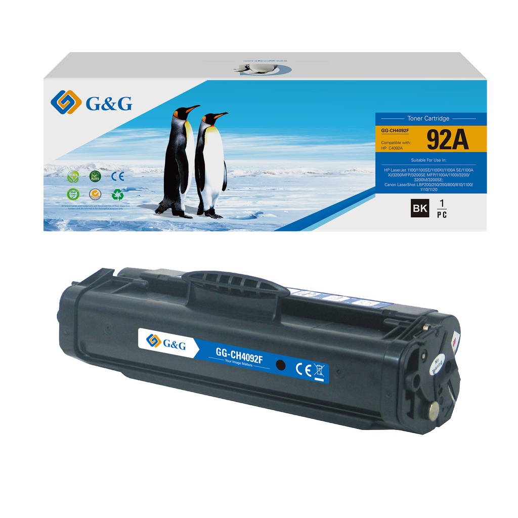 G&G Remanufactured HP C4092A Toner B