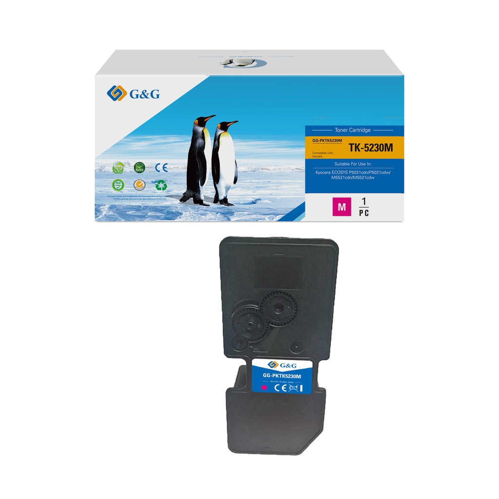 G&G Compatible Kyocera TK5230M Toner Magenta
