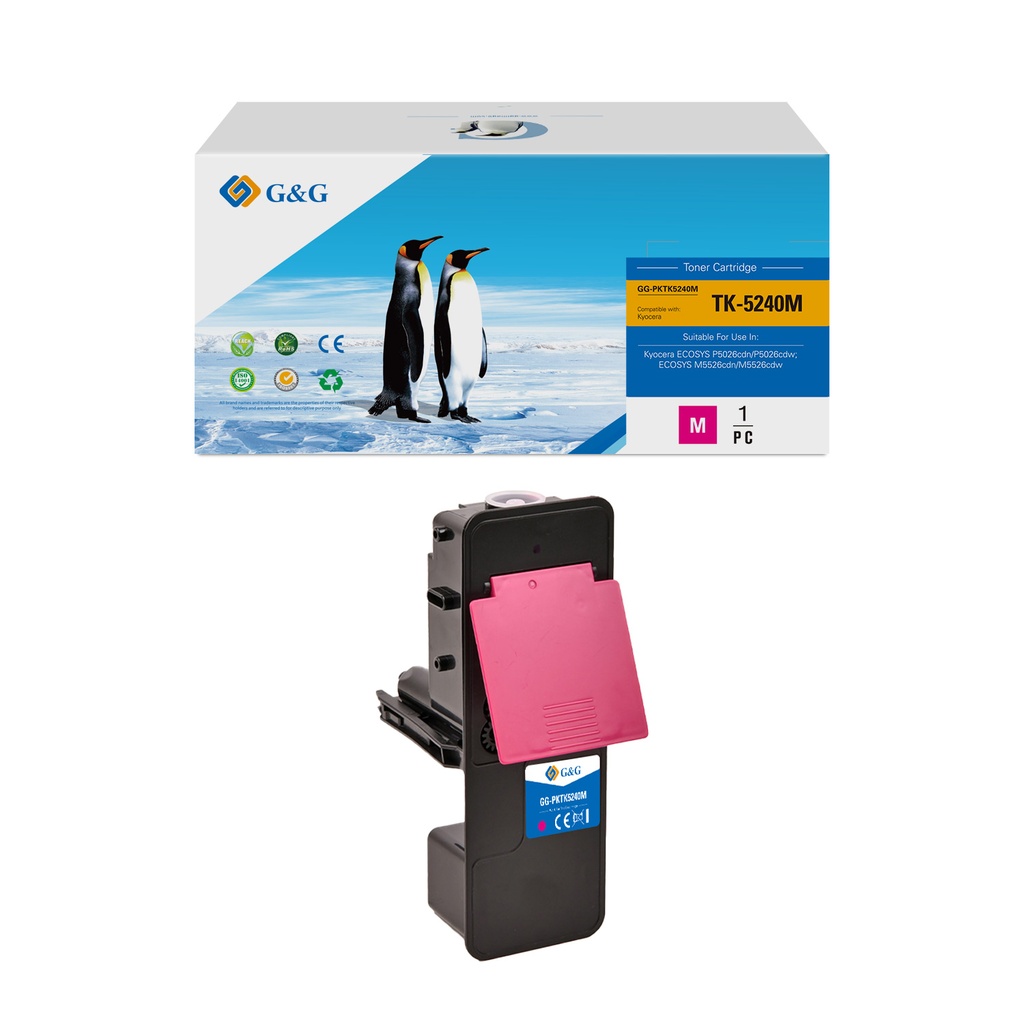 G&G Compatible Kyocera TK5240M Toner Magenta