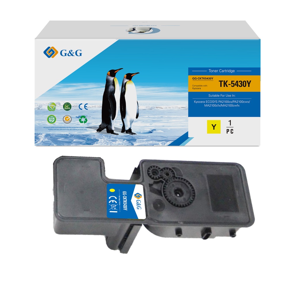 G&G Compatible Kyocera TK-5430Y Toner Yellow[No Restock]