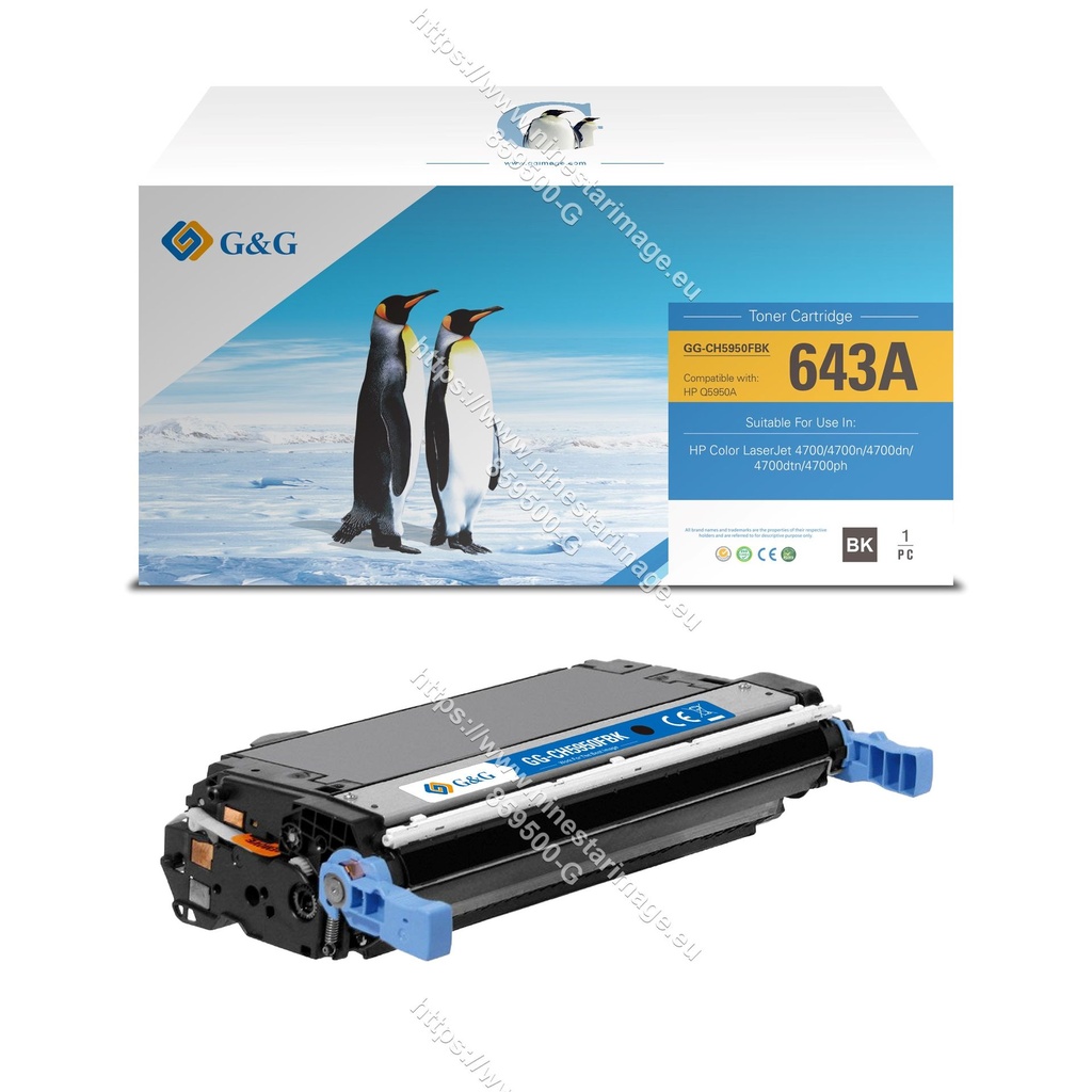 G&G Remanufactured HP Q5950A Toner B