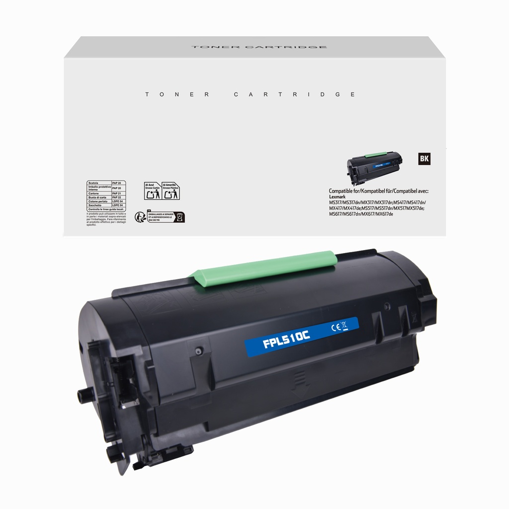 White Box Compatible Lexmark 51B1000/51B2000/51B3000/51B4000/51B5000/51B6000 Toner Mono