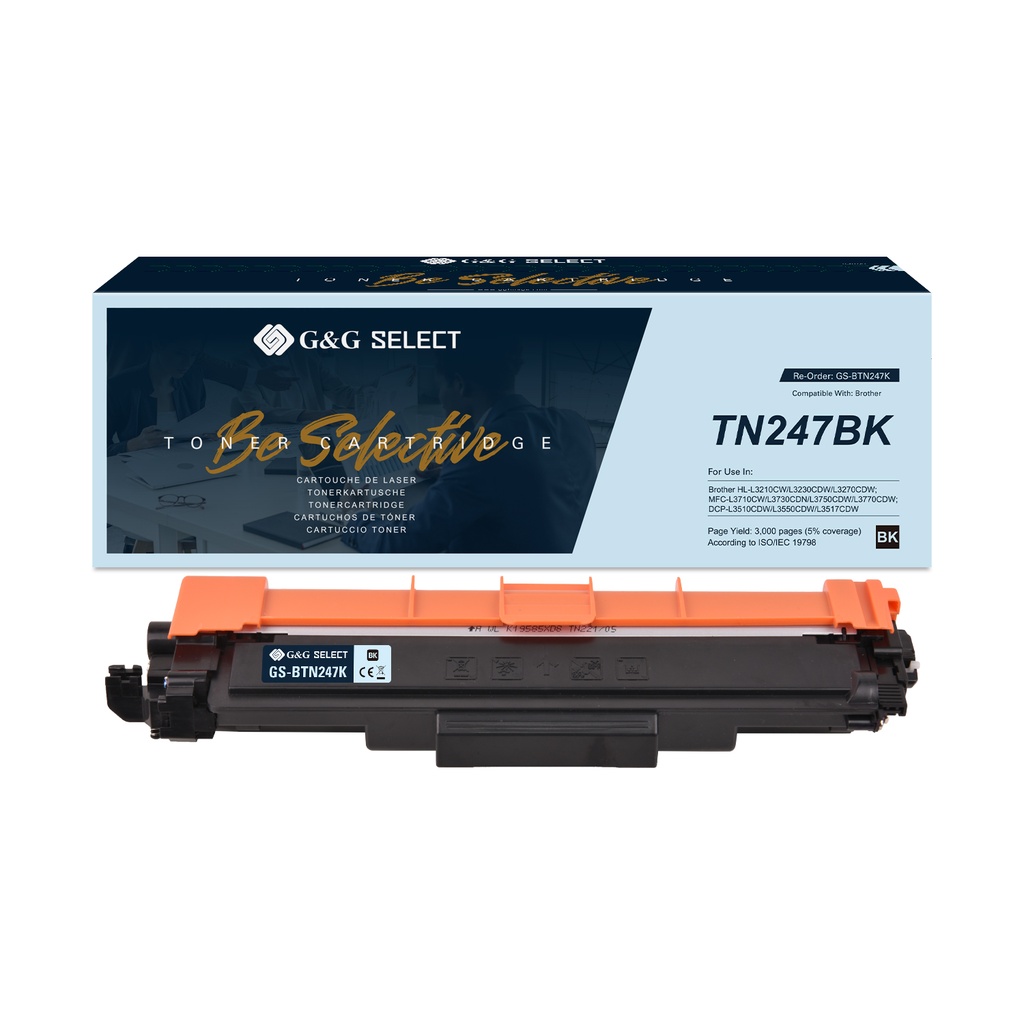 G&G Select Compatible Brother TN-247BK Toner Black