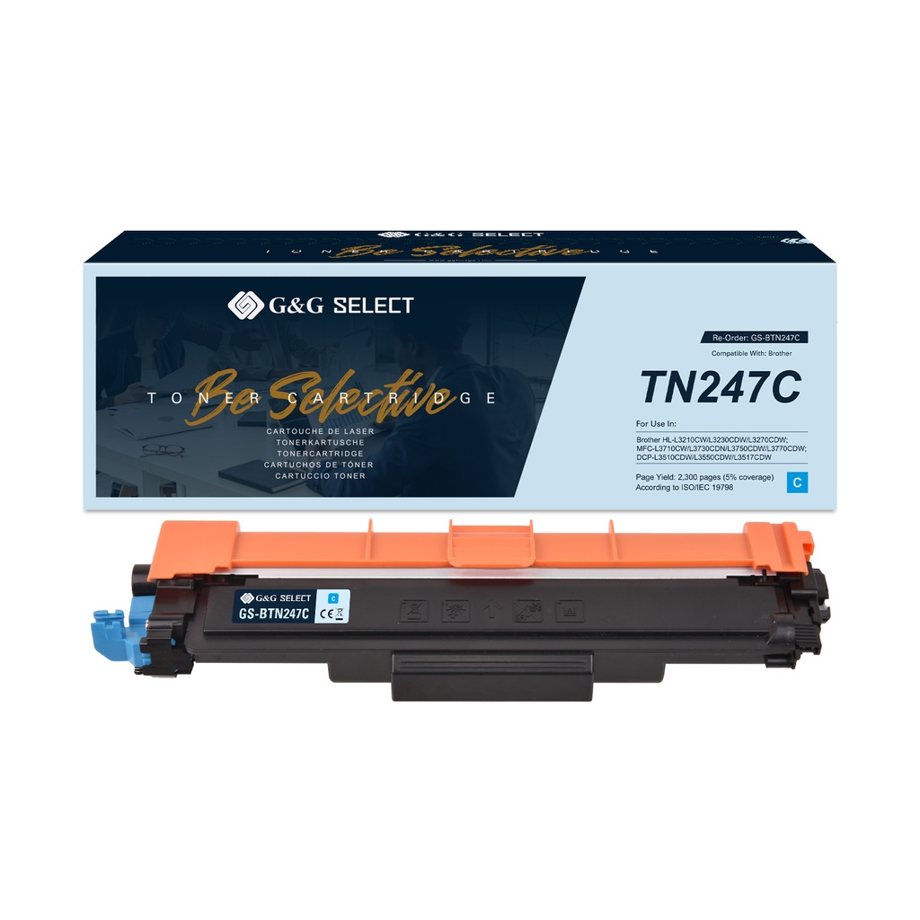 G&G Select Compatible Brother TN-247C Toner Cyan