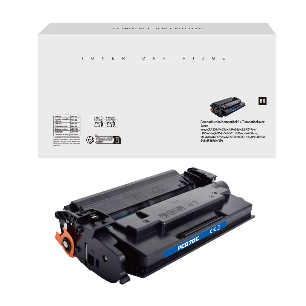 White Box Compatible Canon Toner 070/Cartridge 070 Toner Mono