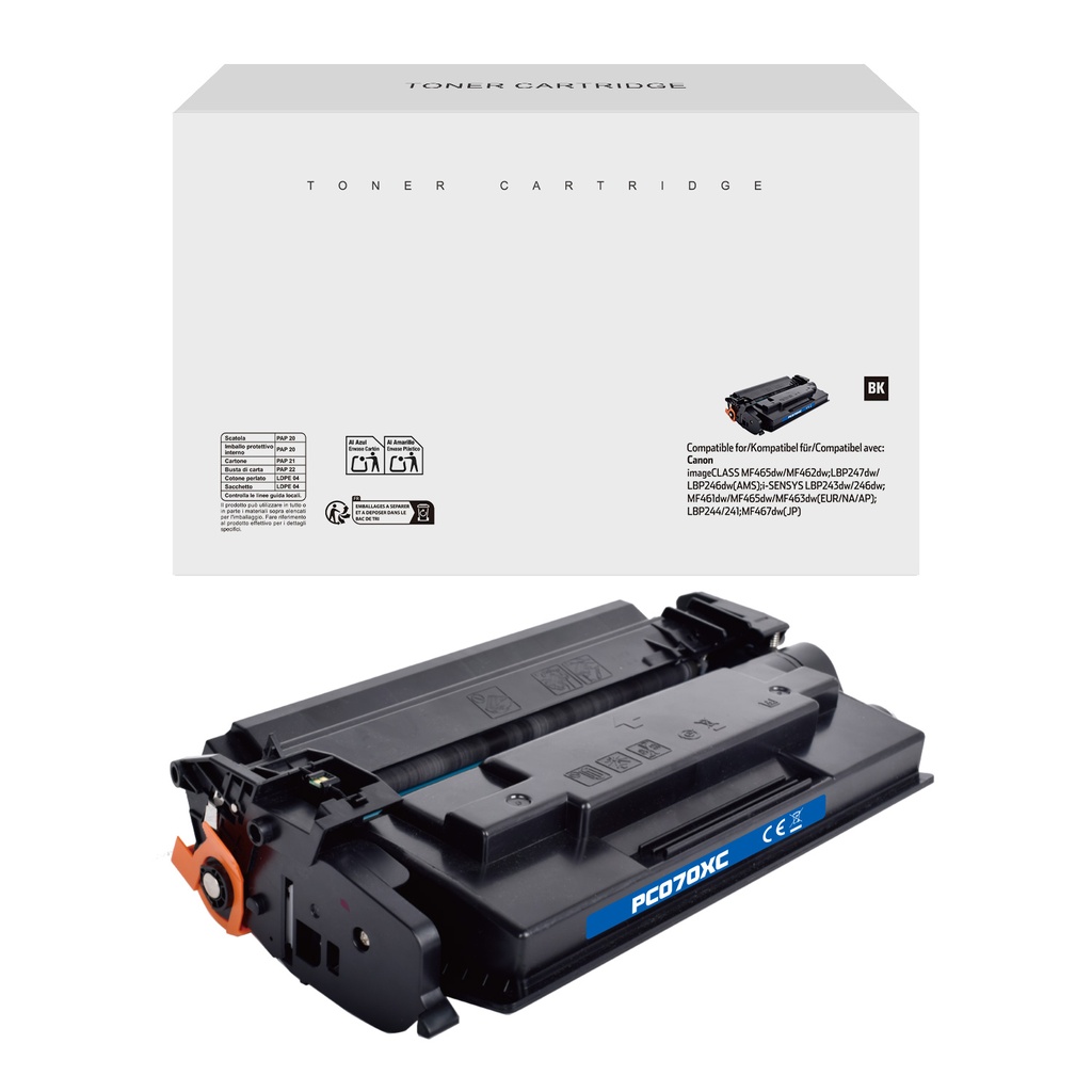 White Box Compatible Canon Toner 070H/Cartridge 070H Toner Mono