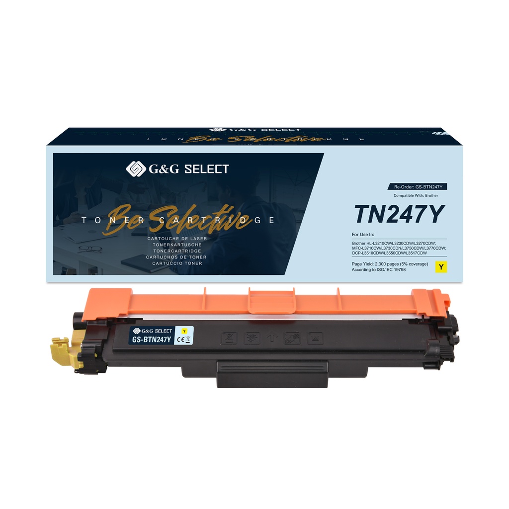 G&G Select Compatible Brother TN-247Y Toner Yellow