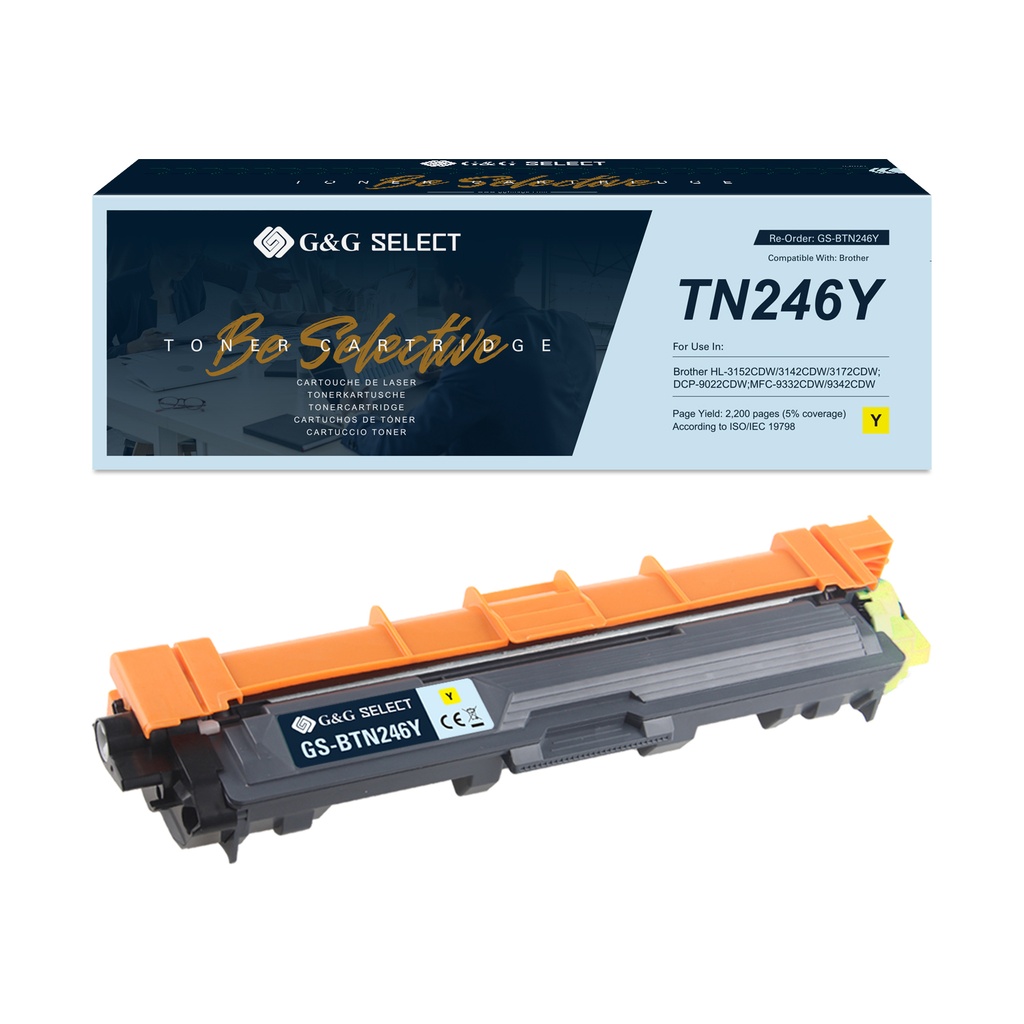 G&G Select Compatible Brother TN-246Y Toner Yellow