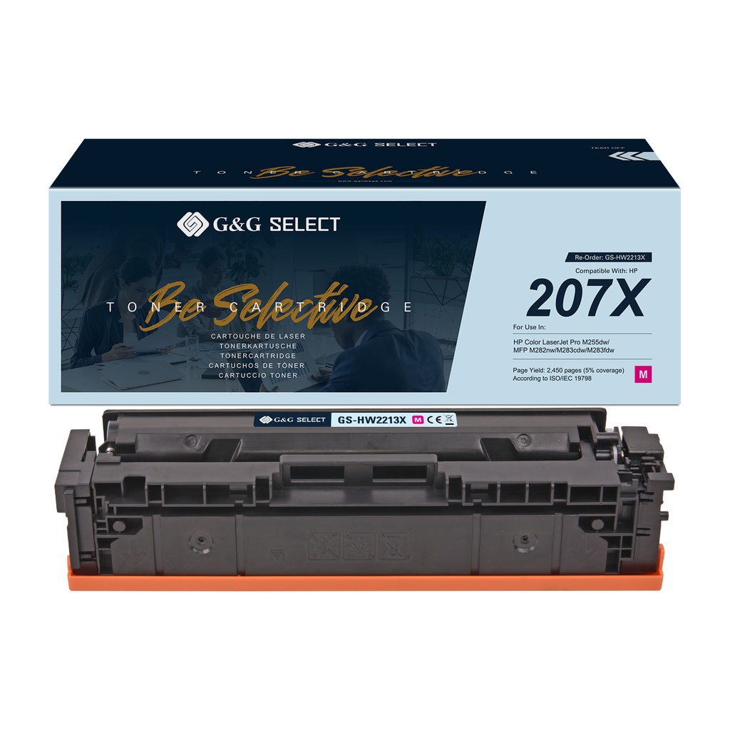 G&G Select Compatible HP W2213X(207X) Toner Magenta
