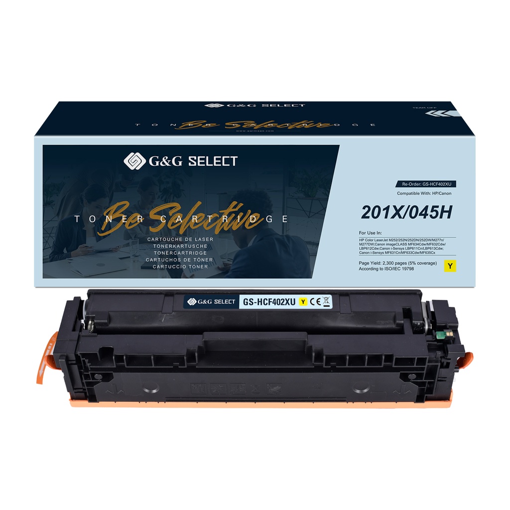 G&G Select Compatible HP CF403X/Canon 045H Toner Magenta