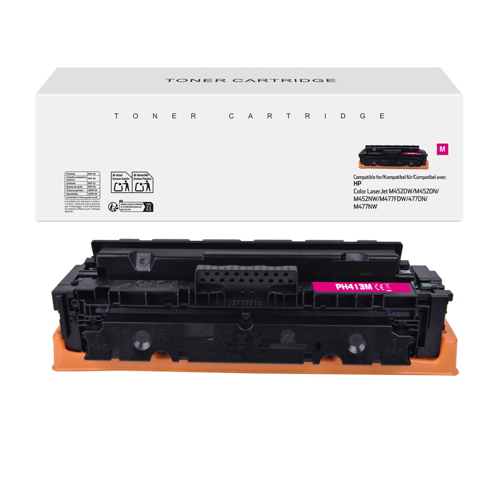 White Box Compatible HP CF413A Toner Yellow