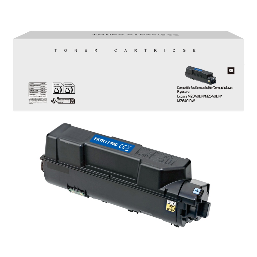 White Box Compatible Kyocera 1T02S50NL0 (TK-1170) Toner Mono
