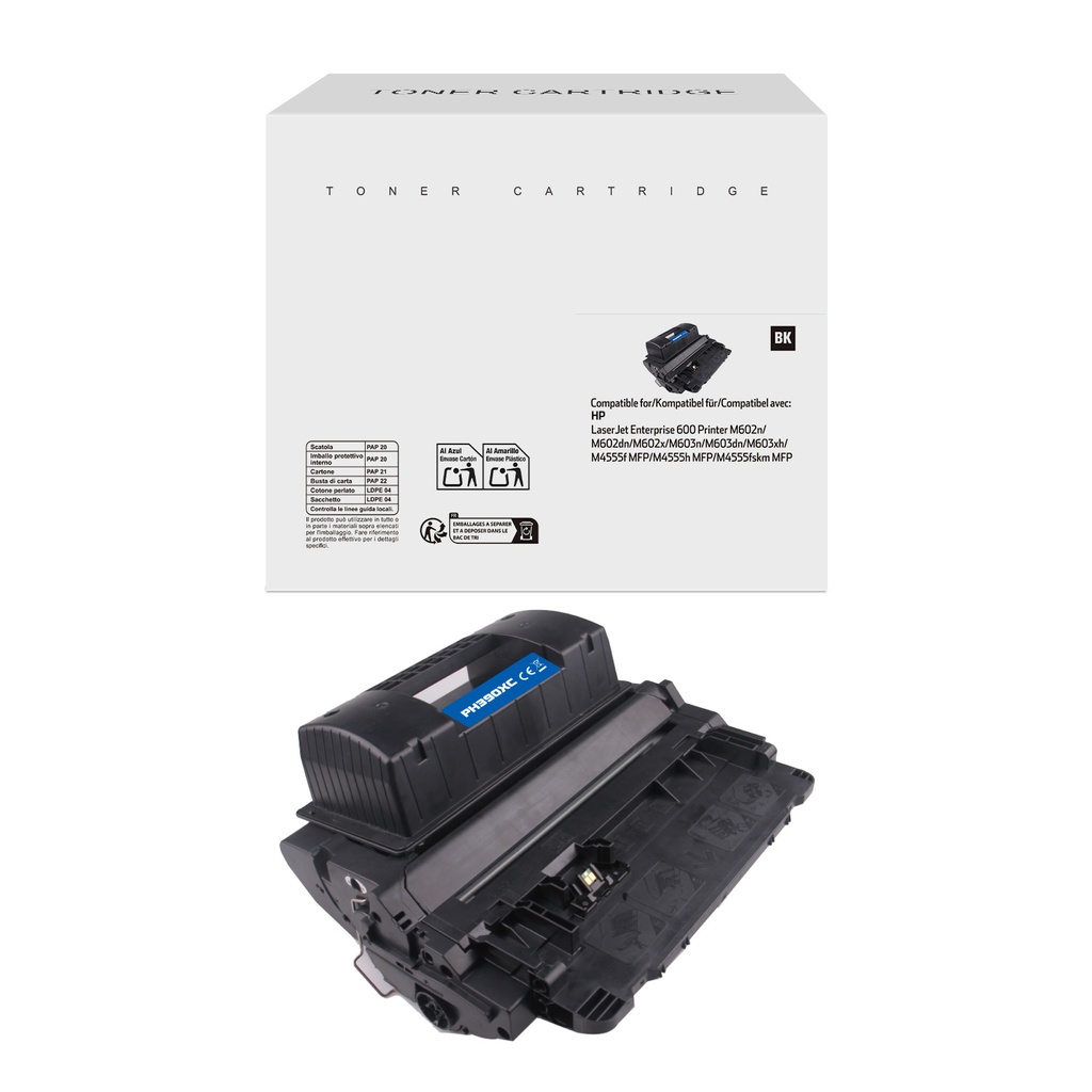 White Box Compatible HP CE390X Toner Mono