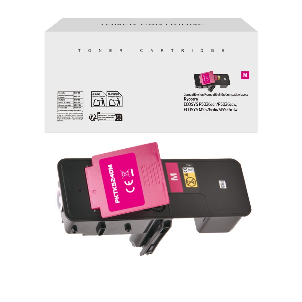 White Box Compatible Kyocera TK5240M Toner Magenta