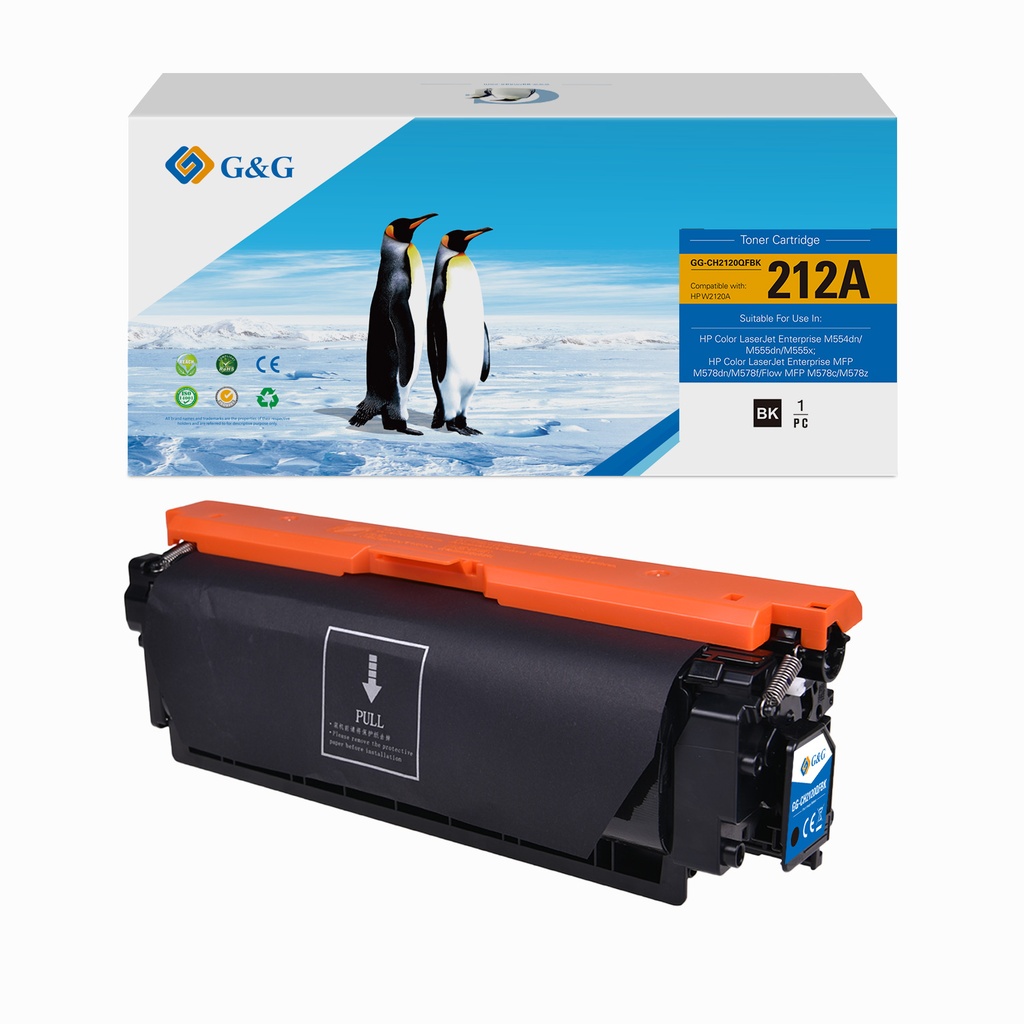 G&G Remanufactured HP W2120A(212A) Toner B