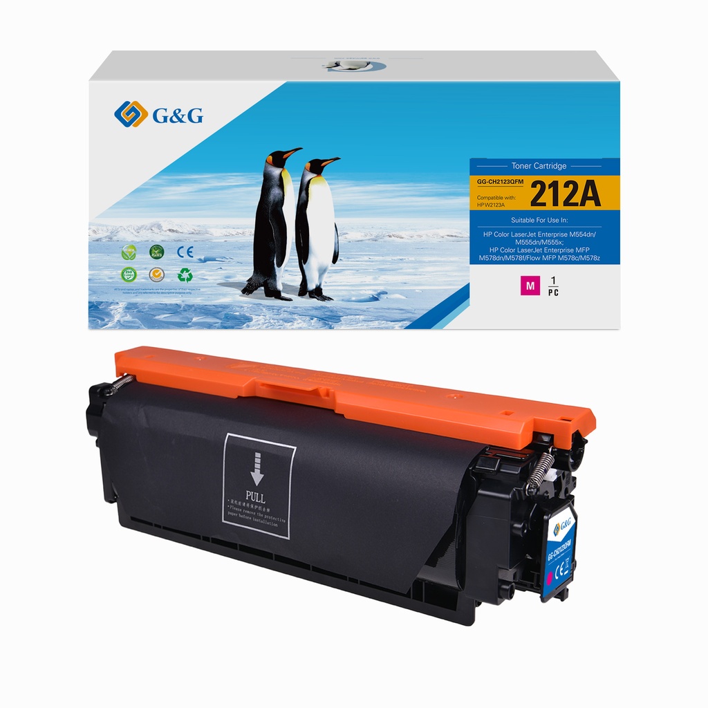 G&G Remanufactured HP W2123A(212A) Toner M